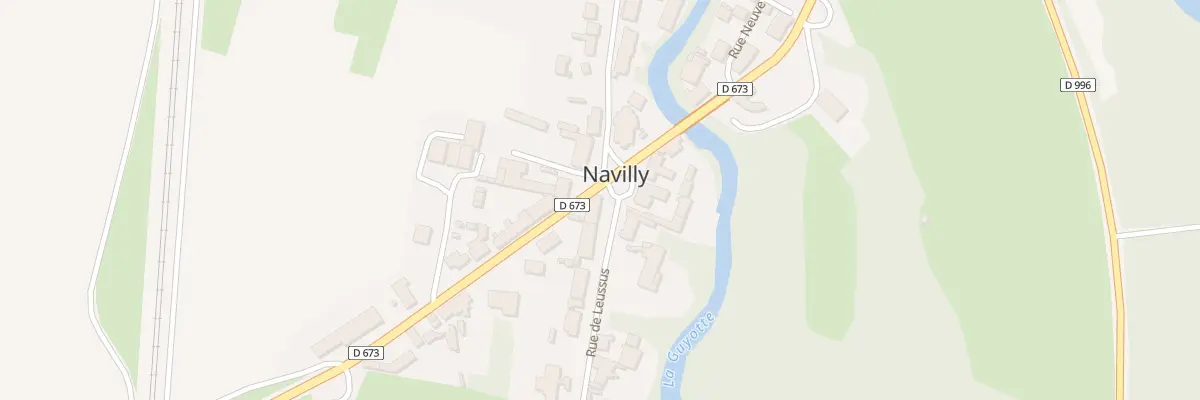 Plan du 11 Rte de Chalon à Navilly