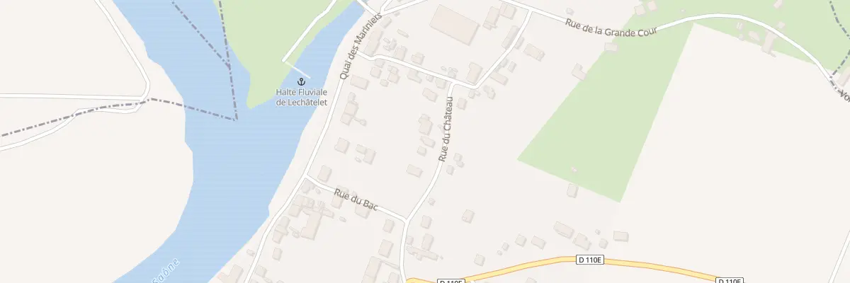 Plan du 13 Rue du Chateau à Lechâtelet