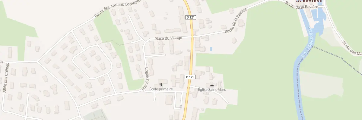 Plan du 5028 Le Bourg à Malafretaz