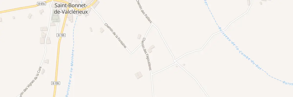 Plan du 5051 Les Fagouteres à Valherbasse