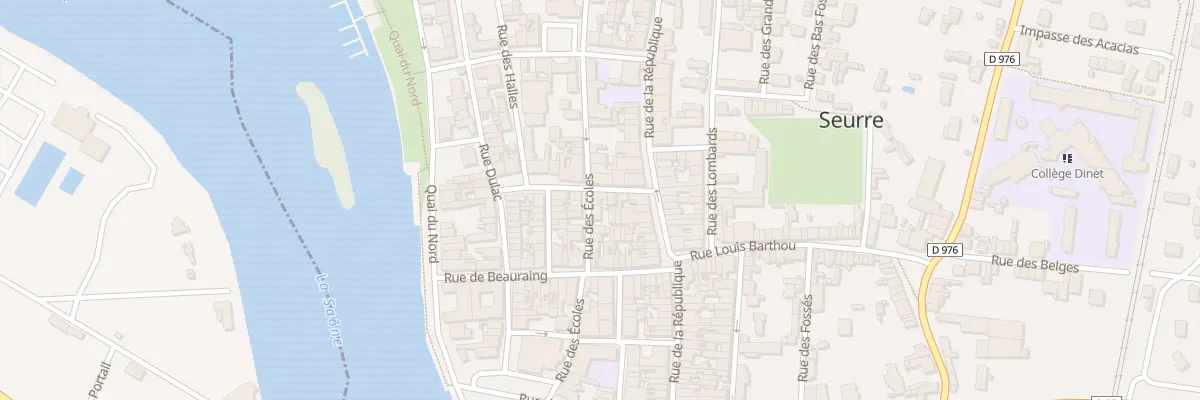Plan du 5 Rue Bossuet à Seurre
