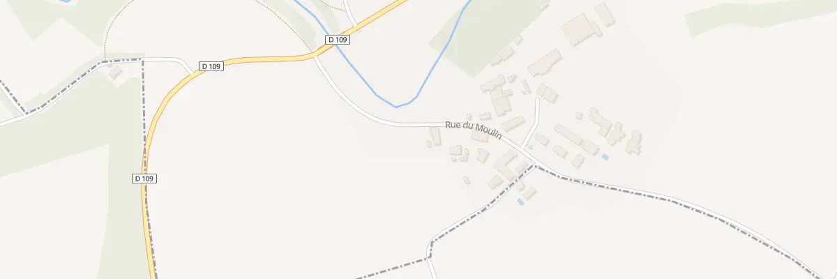 Plan du 2 Rue du Moulin à Fauverney