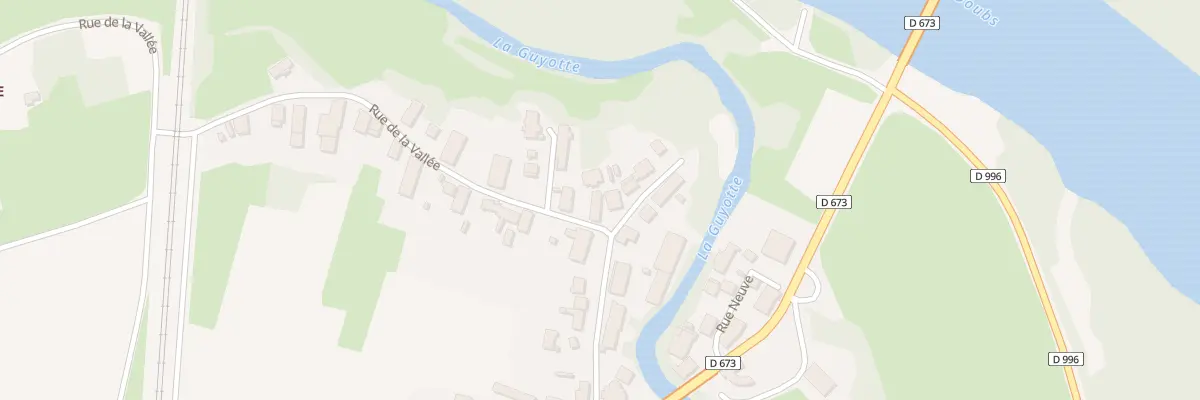 Plan du 8 Rue de la Vallée à Navilly