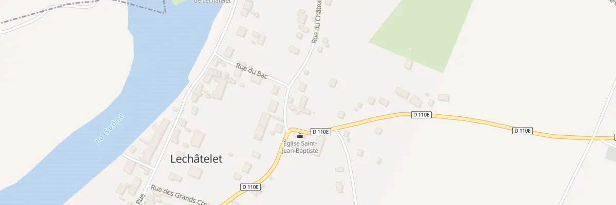 Plan du 6 Rue du Chateau à Lechâtelet