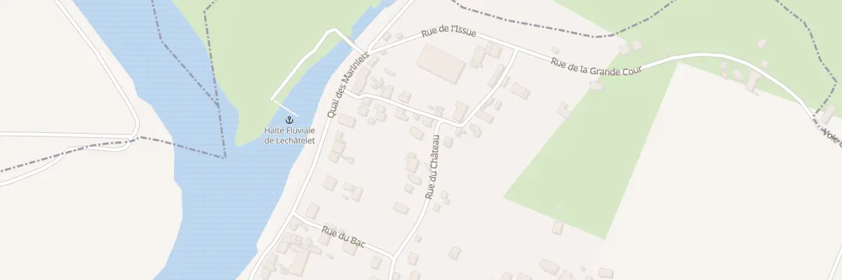 Plan du 19 Rue du Chateau à Lechâtelet