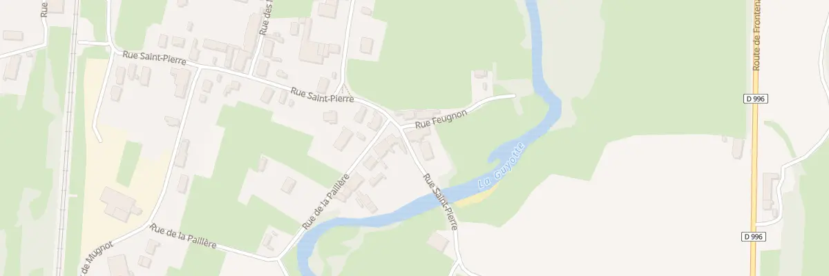 Plan du 25 Rue Saint-Pierre à Navilly