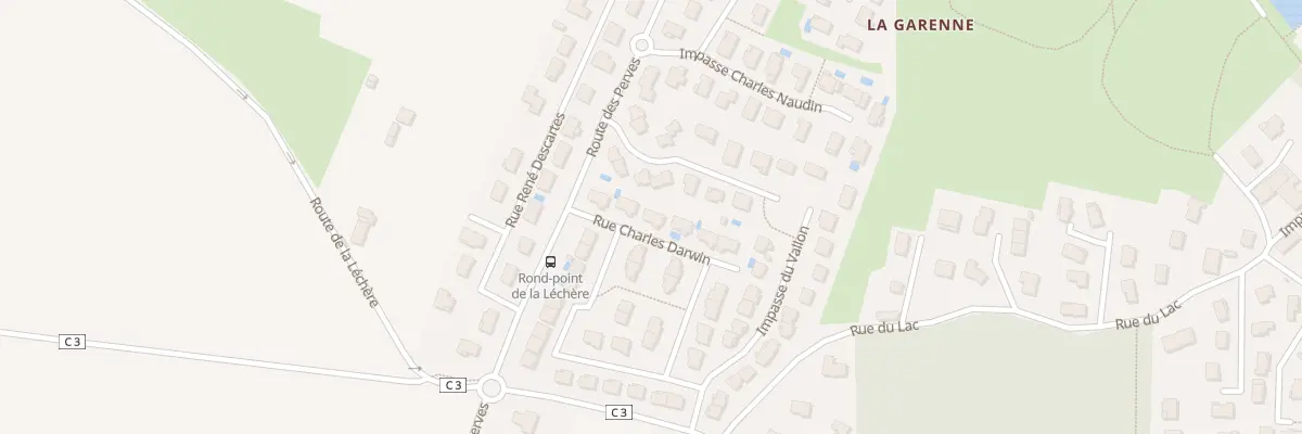 Plan du 12 Rue Charles Darwin à Charvieu-Chavagneux
