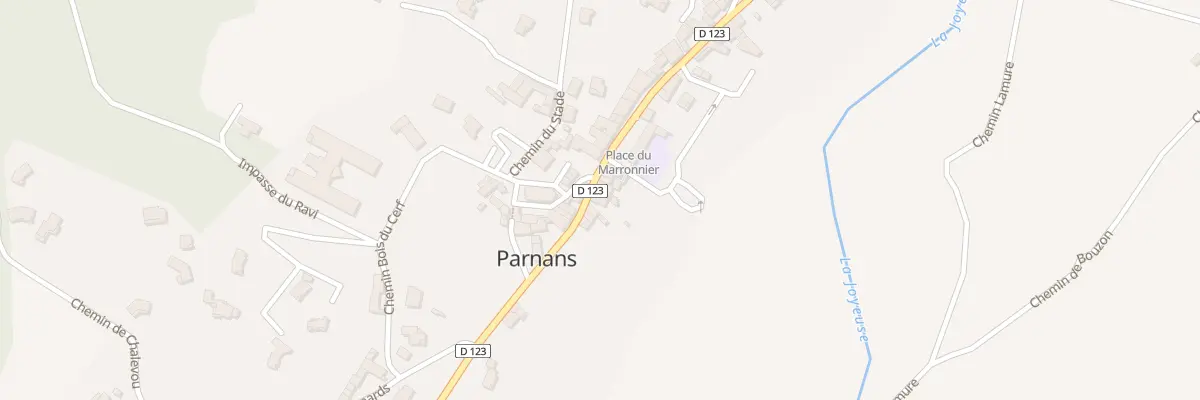 Plan du 222 Rte des Antonins à Parnans