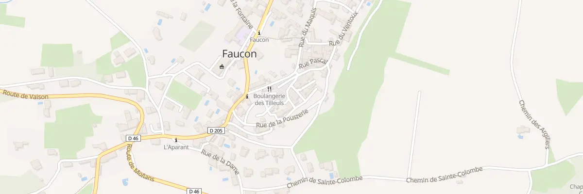 Plan du 5045 Le Village à Faucon