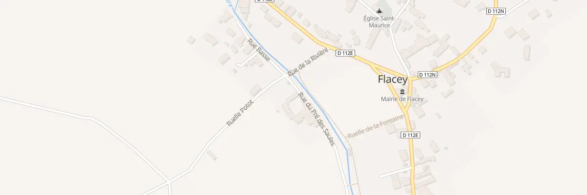 Plan du 4 Rue du Pré des Saules à Flacey