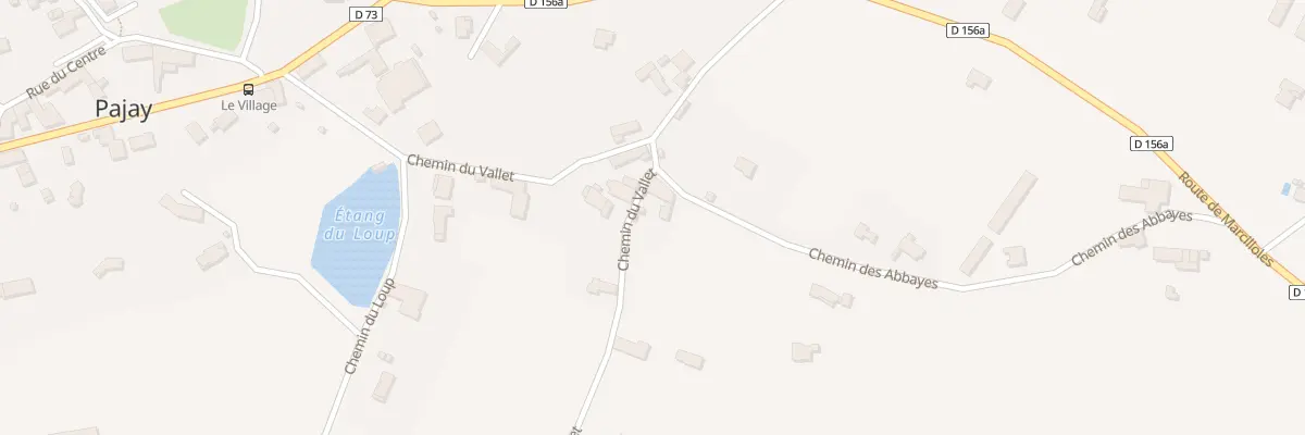 Plan du 245 Che du Vallet à Pajay