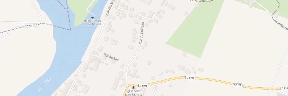 Plan du 14 Rue du Chateau à Lechâtelet
