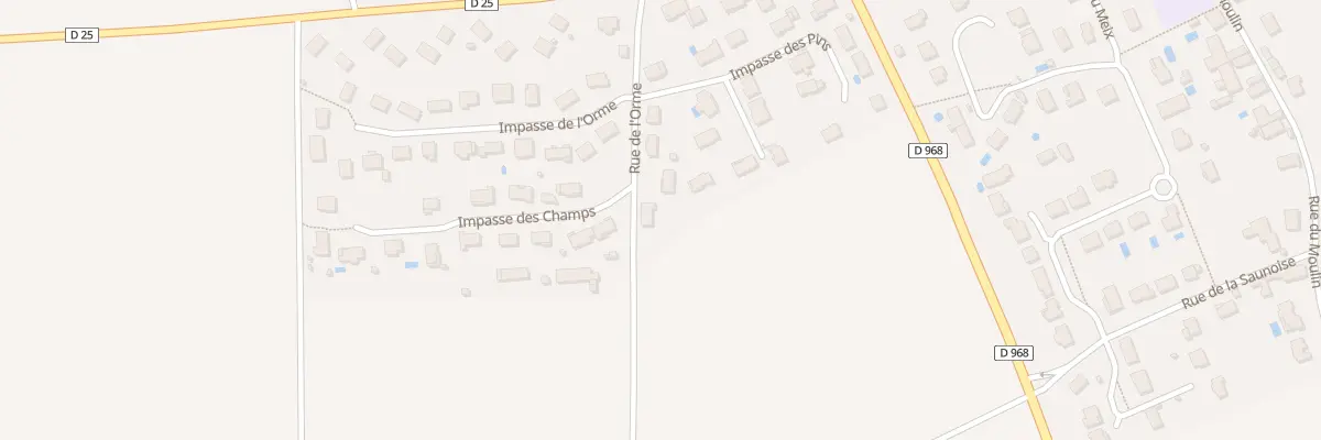 Plan du 7 Rue de l’Orme à Longecourt-en-Plaine