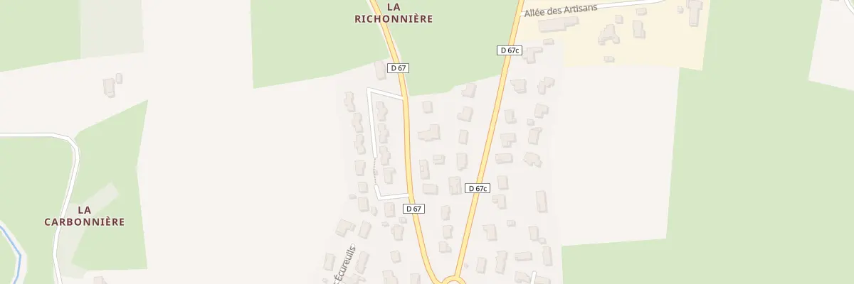 Plan du 244 Rte de Montracol à Saint-André-sur-Vieux-Jonc
