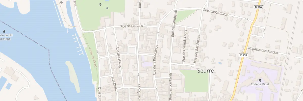 Plan du 2 Rue Sainte Claire à Seurre