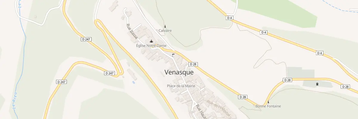 Plan du 15 Grand’Rue à Venasque