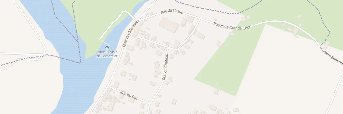 Plan du 20 Rue du Chateau à Lechâtelet