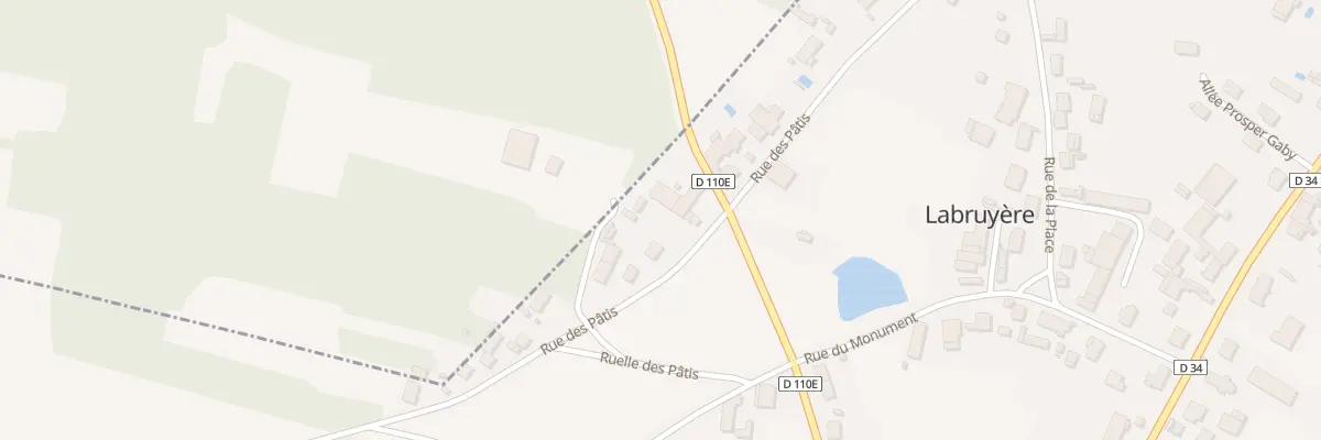 Plan du 4 Imp de Lechâtelet à Labruyère