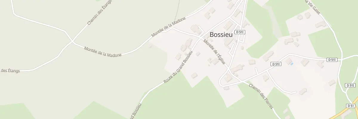 Plan du 228 Rte du Grand Bossieu à Bossieu