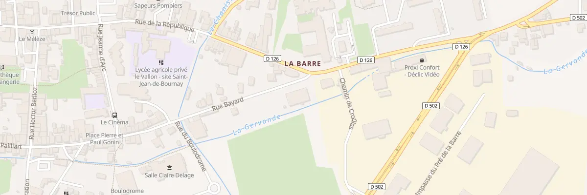 Plan du 13 Rue Bayard à Saint-Jean-de-Bournay