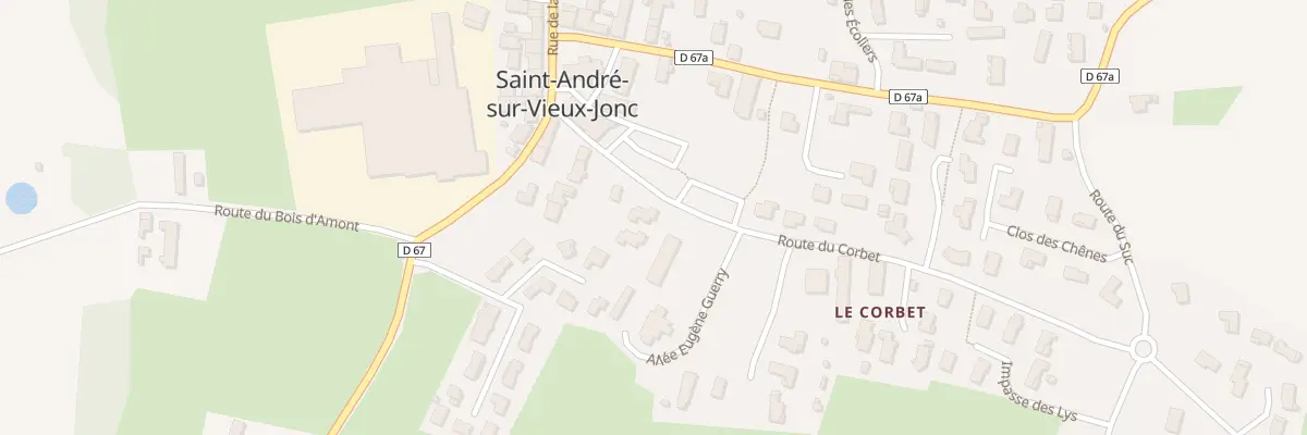 Plan du 94B Rte du Corbet à Saint-André-sur-Vieux-Jonc