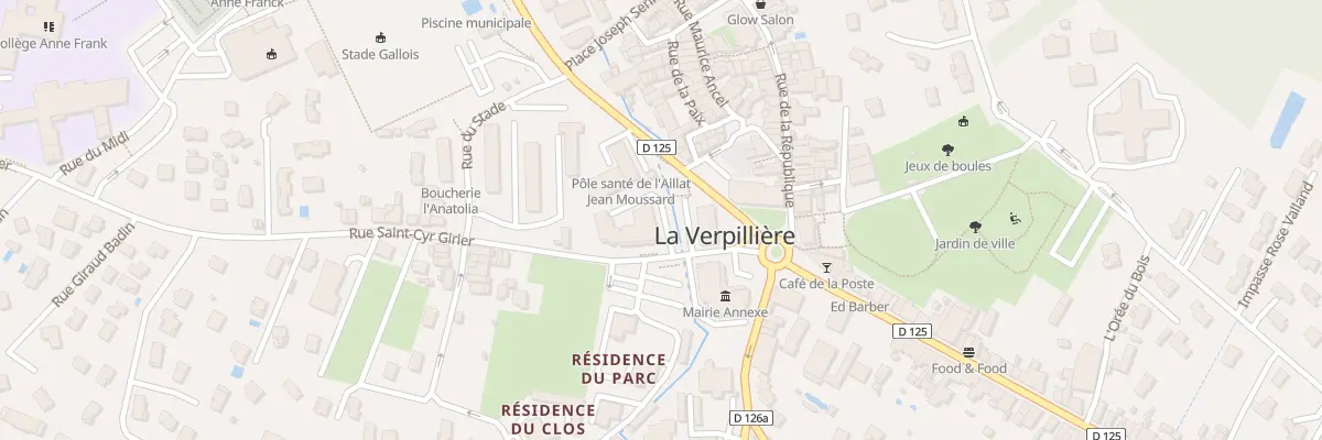 Plan du 74 Rue Saint-cyr-girier à La Verpillière