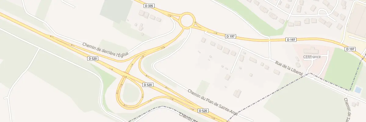 Plan du 6 Rue de la Liberte à Vecqueville