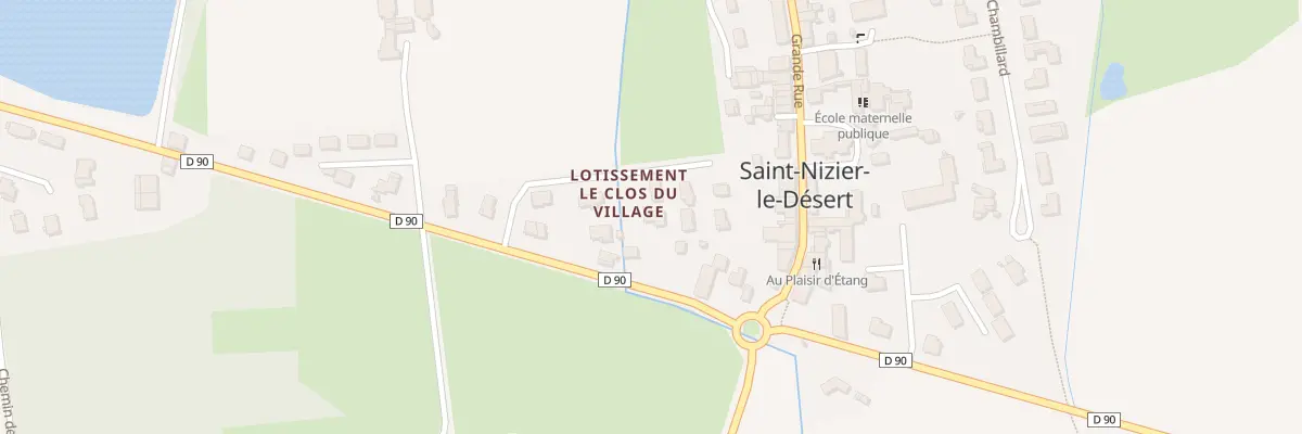 Plan du 8 Lot le Clos du Village à Saint-Nizier-le-Désert