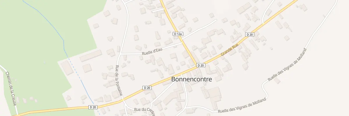 Plan du 38 Gr Grande Rue à Bonnencontre