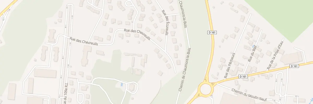 Plan du 12 Rue des Chevreuils à Chaumont