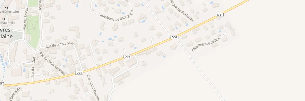 Plan du 28 Rue des Ducs de Bourgogne à Rouvres-en-Plaine