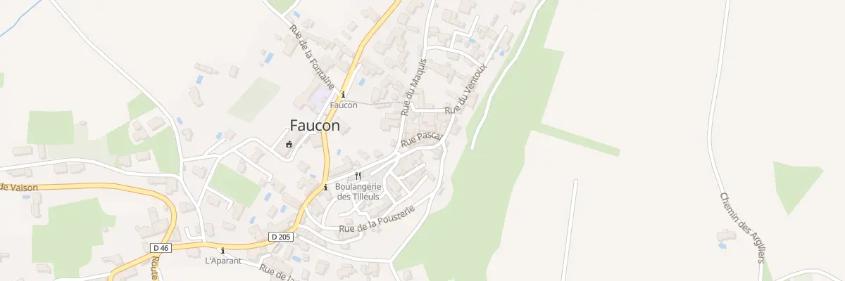 Plan du 5053 Le Village à Faucon