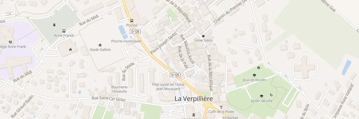 Plan du 59 Rue de la Paix à La Verpillière