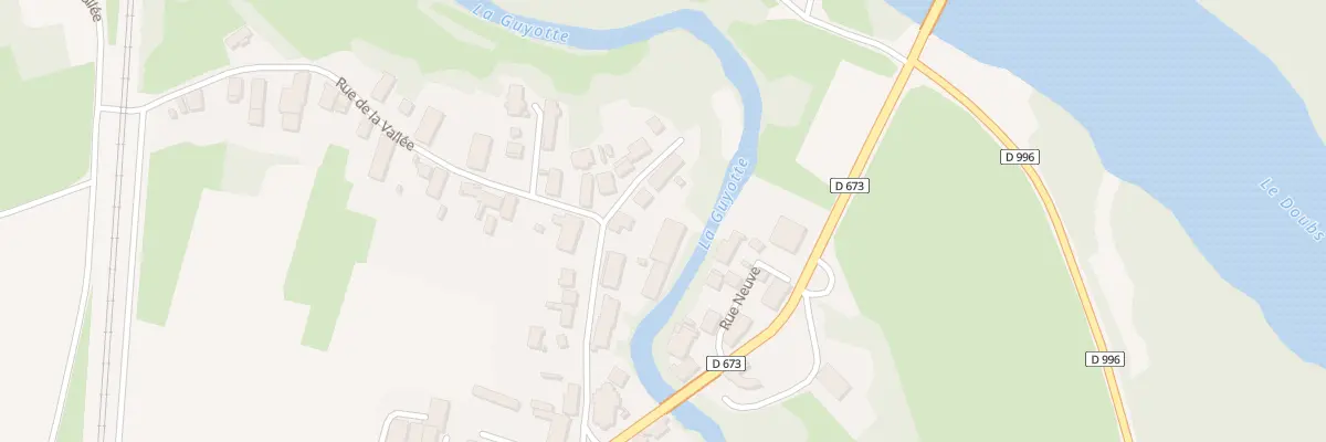 Plan du 2 Rue de la Guyotte à Navilly