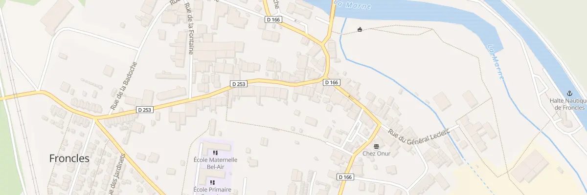 Plan du 76 Rue du Gen Leclerc à Froncles