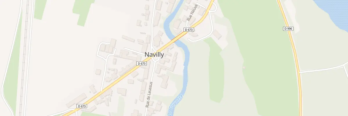 Plan du 3 La Place à Navilly