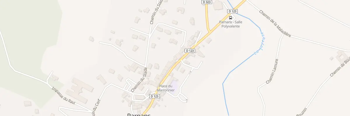 Plan du 345 Rte des Antonins à Parnans