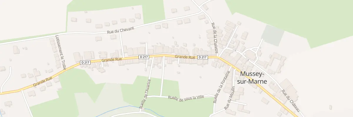 Plan du 45 Gr Grande Rue à Mussey-sur-Marne