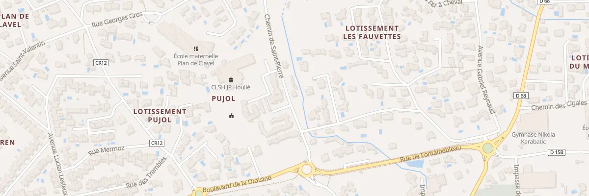 Plan du 297 Che de Saint-Pierre à Pélissanne