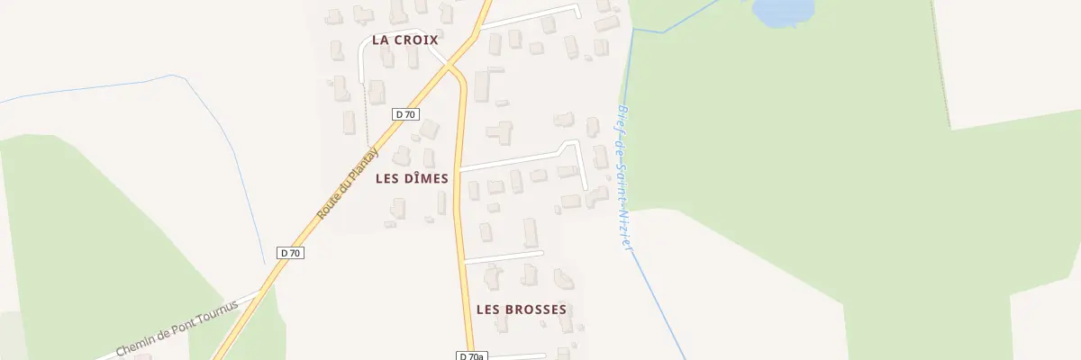 Plan du 4 Lot le Pré des Brosses à Saint-Nizier-le-Désert