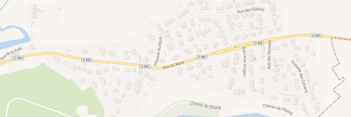 Plan du 25 Rue du Mont à Marcilly-sur-Tille