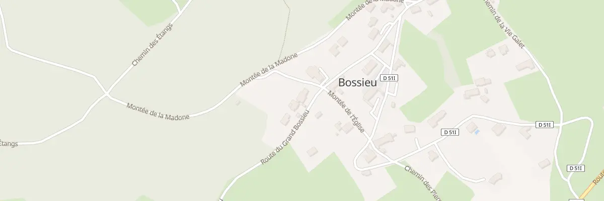 Plan du 190 Rte du Grand Bossieu à Bossieu
