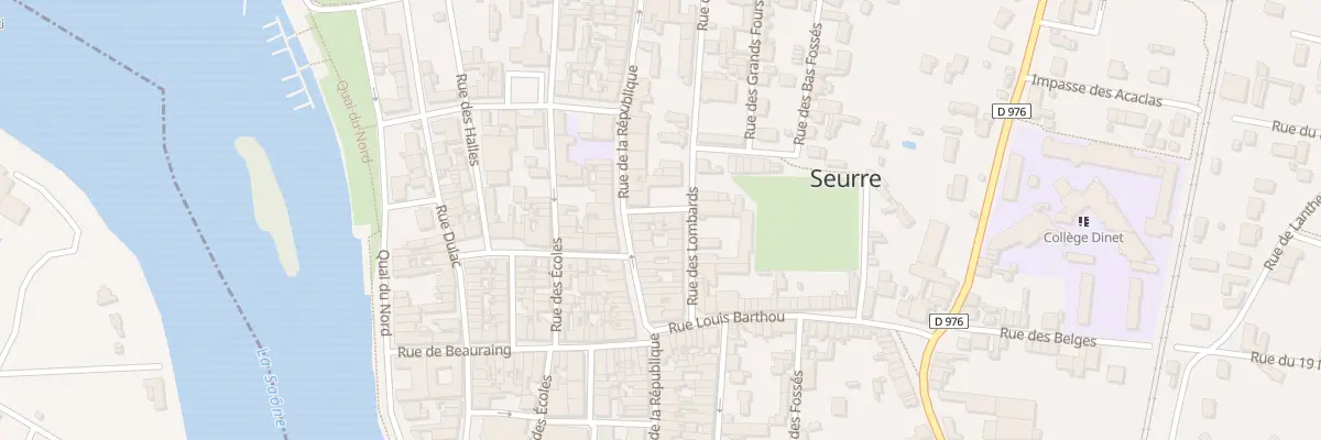 Plan du 4 Rue des Capucins à Seurre