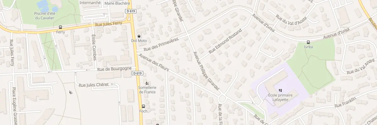 Plan du 40 Av Philippe Girardel à Chaumont