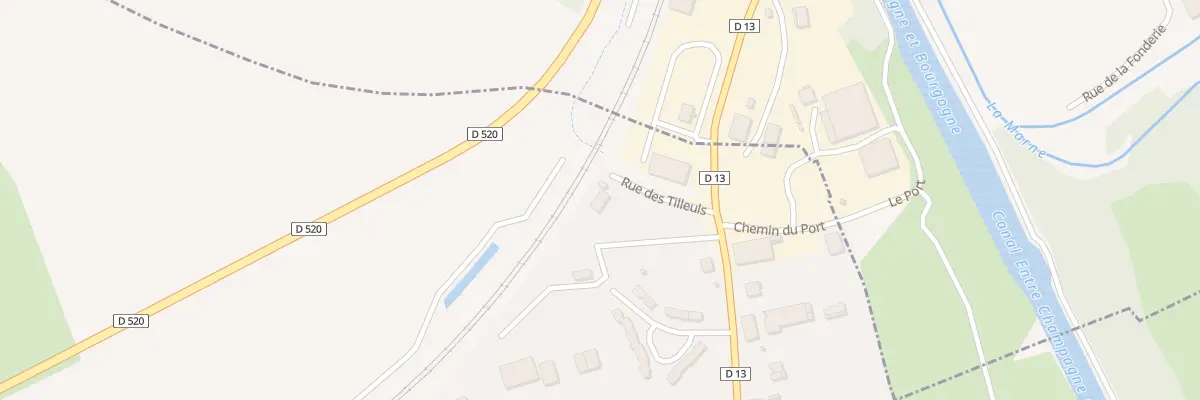 Plan du 23 Rue des Tilleuls à Rouvroy-sur-Marne