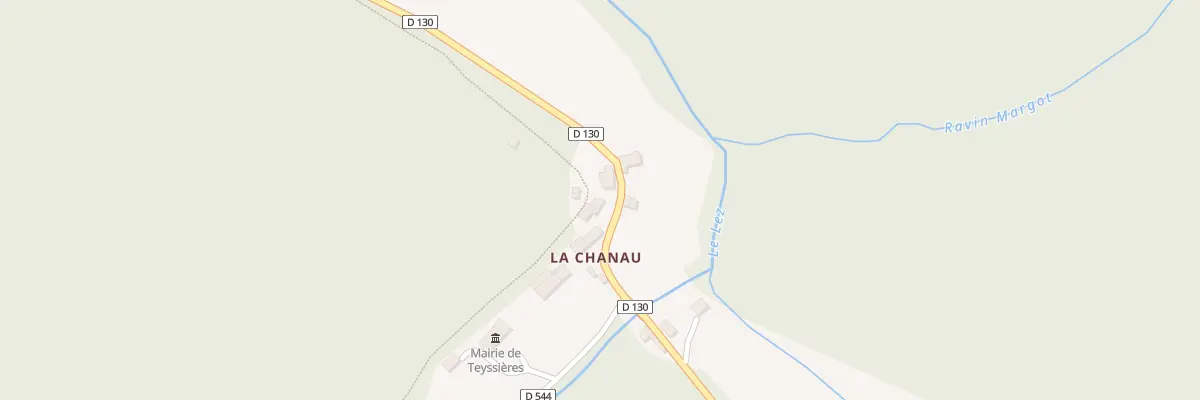 Plan du 5041 La Chanau à Teyssières