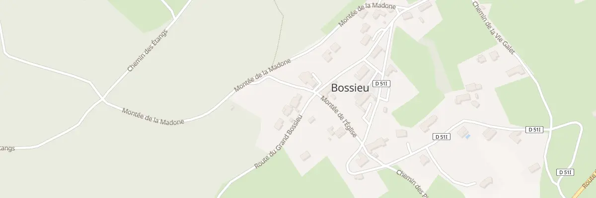 Plan du 180 Rte du Grand Bossieu à Bossieu
