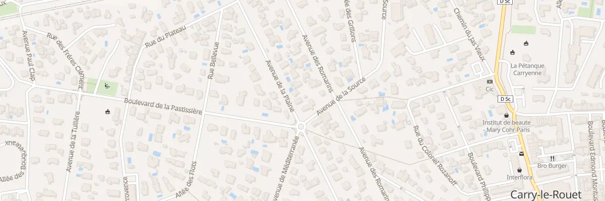 Plan du 50 Av de la Plaine à Carry-le-Rouet
