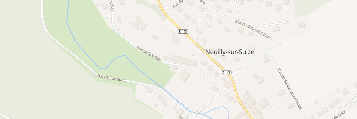 Plan du 14 Rue de la Vallee à Neuilly-sur-Suize