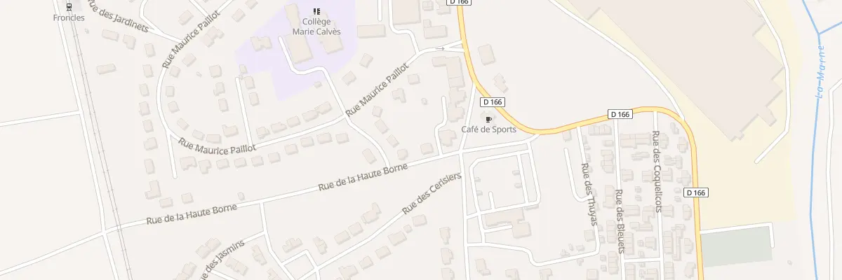 Plan du 4 Rue de la Haute Borne à Froncles